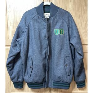 Box Seat Clothing Co. University Of Oregon Ducks Varsity Jacket Men’s Size L